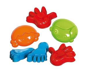 Gowi - 2050604 - Moule À Sable Fritz - Set De 6 sur Le Filet