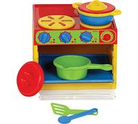 Gowi - 454-91 - Jeu D'imitation - Cuisine - 3 Feux + Accessoires - 7 Pièces