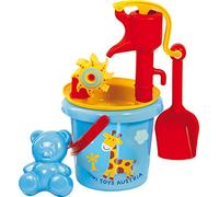 Gowi - 558-37 - Jeu D'eau Et De Plage - Seau + Pompe - 3 Pièces- Modèle aléatoire