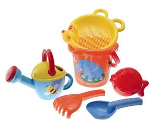 Gowi - 558-38 - Jeu D'Eau Et De Plage - Seau + 5 Accessoires - Modèle aléatoire
