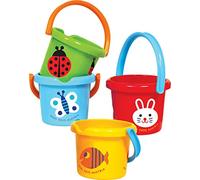 Gowi Toys 558-01 Seau Faune et Flore (Lot de 2 - Les Motifs Varient)