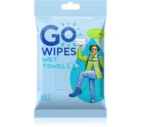 GoWipes Wet Towels lingettes humides rafraîchissantes 26x20 cm 15 pcs