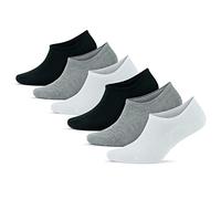 GoWith Chaussettes invisibles en rayonne de bambou invisibles pour femme, sans couture, respirantes, confortables, 3 à 6 paires, Assortiment - 6 paires, Small