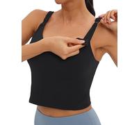 Gowjog Soutien-Gorge Maternité et d'allaitement sans Couture Brassière Allaitement pour en U Postnatal Prénatale (Noir,M)