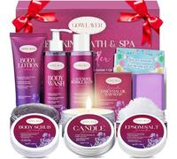 GOWLAVER Cadeaux spa pour femmes, chaussettes cadeaux pour femmes, cadeaux de Noël, cadeaux relaxants pour femmes, ensembles de bain pour femmes, paniers cadeaux spa, R