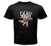 Gown Dead by April Logo Men's Black T-Shirt Black(Large)