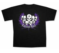 Gown Lacuna Coil Skull Cluster Symbol Logo Black T Shirt New Black(Medium)