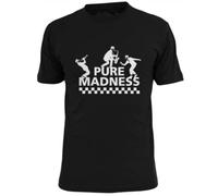 Gown Mens Pure Madness T T-Shirts à Manches Courtes Specials Madness Suggs Hall Rude Boy Black(Medium)