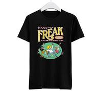 Gown The Fabulous Furry Freak Brothers Logo Men's Black T-T-Shirts à Manches Courtes Black(Large)