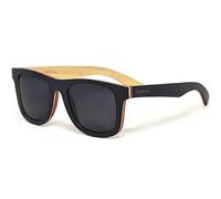 GOWOOD Lunettes de Soleil en Bois d'érable Hommes et Femmes | Lunettes de Soleil Homme UV400 | Lunette Bois Homme Qualité Supérieure | Cadre et Branches en Bois d'érable Noir