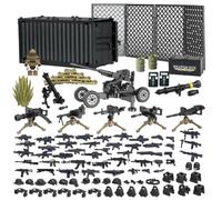 GOWTX SWAT Kit de modélisme d'équipement militaire - Kit de construction militaire avec armes, équipement et composants de scène - Kit de construction compatible avec les principaux blocs de