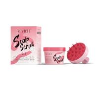 Gowwim Gommage pour cuir chevelu - Pour le traitement des pellicules - Avec brosse de massage en silicone - 100 g - Contrôle efficace de l'huile et élimination de l'huile - Nettoyage en profondeur du