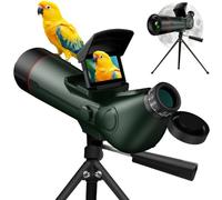 GOWWPUN Lunette d'observation avec trépied de bureau - Enregistrez des photos 30 MP et des vidéos 4K, écran IPS étendu de 7,8 cm, grand objectif de 78 mm pour observer les étoiles, observation des