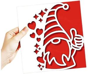 Gowxs Matrices de découpe en forme de cœur, étoiles, nains, pour la fabrication de cartes, le scrapbooking, les albums photo, les gaufrages décoratifs, les pochoirs de découpe en papier pour la