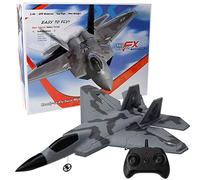 GOXAEEE 2.4G Planeur RC Drone F22 SU35 UAV Avion à Voilure Fixe Lancer à la Main Mousse Dron Télécommande électrique Extérieur RC Avion Jouets pour Garçons (Une Seule Batterie)