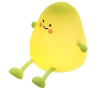 GOXAEEE Veilleuse pour enfant - Lampe tactile LED - En silicone - Intensité variable - 800 mAh - Rechargeable - Avec minuterie 15/30 minutes et commande tactile