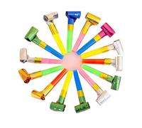 GOXQIT 100 sifflets en Plastique for créer Une Ambiance Festive et du Bruit, Souvenir pour Fête d'anniversaire Parties