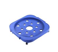 GOXQIT 2 pièces Seau à Eau Chariot Base roulante Support de Mobile roulettes pivotantes 360 degrés avec Frein Roulant Dolly pour Cuisine Stockage