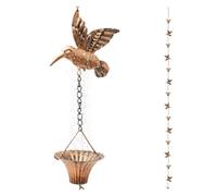 GOXQIT Chaînes de Pluie en Fer for Oiseaux, 6 pièces pour Jardin