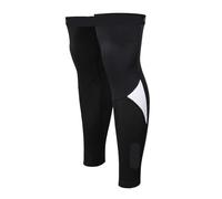 GOXQIT Jambières de Cyclisme Thermique Coupe-Vent, Coque Souple, Manches Genou Respirantes, équipement Protection for vélo Montagne et Route pour Chaudes(White,XL)