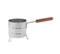 GOXQIT Panier Charbons 1 pièces Acier Inoxydable allumage Charbon de Bois Baril narguilé Panier Shisha Porte-Charbon Sisha Chicha narguilé Accessoires pour Barbecues