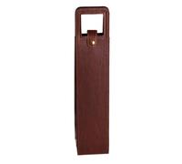 GOXQIT Sac à Vin Sacs d'emballage de vin Emballage Universel Boîtes en Cuir Emballage de Plusieurs Bouteilles Individuelles Sacs en Cuir for Verres à vin(Brown)