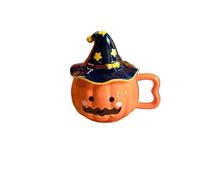 GOXQIT Tasse amusante citrouille chapeau magique Mug Souvenirs pratiques for les copines et couples Eau en céramique Pour Maison(Style B)