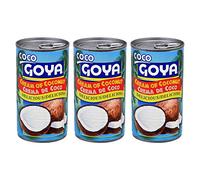 Goya Crema de Coco Lot de 3 crèmes de noix de coco 1,27 l
