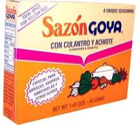 Goya Foods Sazon Culantro Y Achiote 1.41 Oz. Pack of 6 by Goya