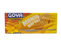 Goya Mango Wafers, Gaufrettes à la Vanille Fourrées à la Crème Saveur Mangue, 140g