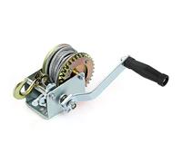 GOYADA 1 Pcs Treuil Manuel 360kg (800lbs), Treuil à Câble Manuel - avec 7M de Câbles Robustes et Crochet, Treuil Manuel pour Remorque, Voiture, Bateau