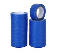 GOYADA 10 Rouleaux Ruban de Masquage Peinture Bleu, Bande de Masquage 24 MM x 12 M, Bande de Masquage pour un Collage propre des Films de Masquage