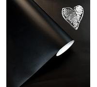 GOYAPRINT Tableau noir mat autocollant effaçable pour mur, meubles en verre (60 x 300 cm)