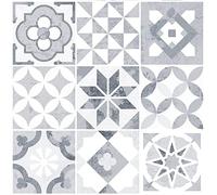 GOYAPRINT Vinyle Adhésif Carreaux Ciment Imperméable 40x250cm Cuisine