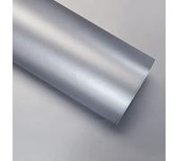 GOYAPRINT Vinyle adhésif métallisé pour meubles, cuisine, murs, fenêtres, travaux manuels, papier adhésif décoratif (60 x 300 cm, argenté)