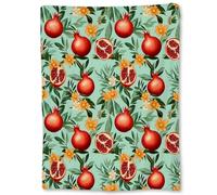 Goyave Belles Fleurs Couvertures Lit Chaude Jeté De Canapé Douce Plaid Polaire Flanelle pour Voyage Chaise Salon L