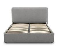 Goyave - lit coffre - 160x200 - en tissu - sommier inclus - Gris Gris