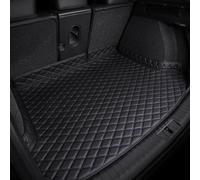 GOYMFK Tapis de Coffre de Voiture pour Mercedes Benz EQS SUV 2023 Accessoires intérieurs de Doublure de fret de Coffre arrière étanche côté Haut,Black+Beige