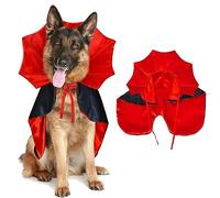 GOYOSWA Costume d'halloween pour Chien - Cape de Vampire - Costume de Diable pour Chiens de Petite, Moyenne et Grande Taille - L