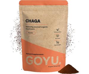 Goyu Poudre De Chaga Biologique 60 Grammes