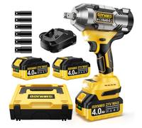 GoYwato hocs Sans Fil Brushless 1490 Nm avec 2 Batteries 4.0Ah
