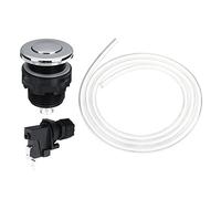 GOZAR 25V-250V Commutateur De Bain Interrupteur Pneumatique Kit D'Évacuation des Ordures Poubelle Broyeur À Air - 34Mm
