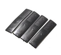 GOZAR 4 Pcs Rail De Toit Clip Rack Molding Cover Remplacement Noir Compatible avec M-azda 2 3 5 6 Cx7
