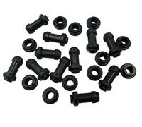 GOZAR Lot de 10 accessoires universels de modification de moto électrique pour pompe inférieure, amortisseur, housse en caoutchouc pour pompe de frein à disque, capuchon étanche