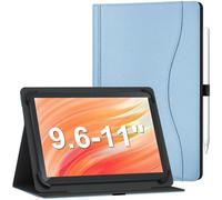 GOZOPO Universelle Coque pour Tablette 10.1 Pouces, avec Poche Multi-Angle Support Housse pour DOOGEE U11/ U11 Pro/Tablette 9,6-11 Pouces (Ciel Bleu)