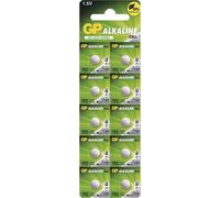 GP 020192AC10 10 piles bouton GP LR 41 1,5 V