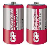 GP - 14 s2 powercell zn c 1,5 v r14-c (Lot de 2)