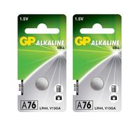 GP 2 piles bouton alcaline LR44 (V13GA) 1,5V