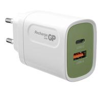 GP 20W USB-A & USB-C Chargeur et Adaptateur pour EU,CN et UK