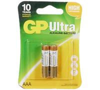 GP 24AU u2-Ultra-Pile alcaline-aAA/lR03, 1,5 v (Lot de 2)-sous Blister